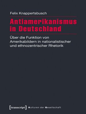 cover image of Antiamerikanismus in Deutschland